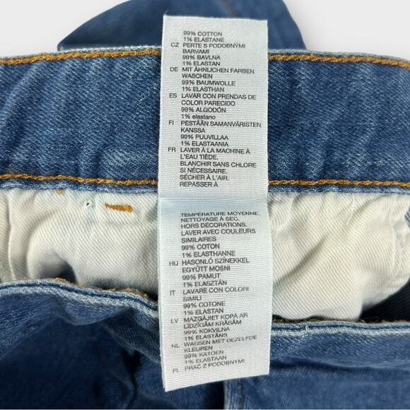 & Other Stories Button Front Denim Skirt Size 10 - Picture 6 of 8